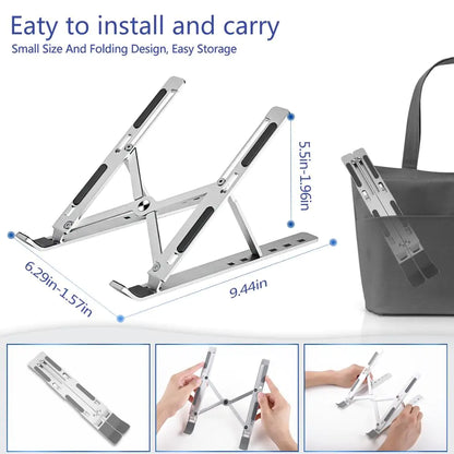 Foldable Laptop Stand, Adjustable Stand